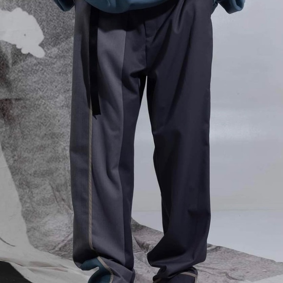 BLIND NO PLAN stitched straight trousers - Picture 15 of 16